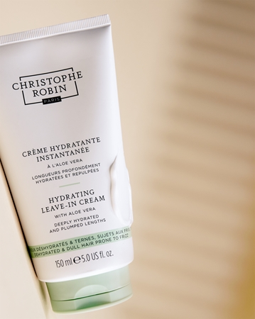 Christophe Robin Hydrating Leave in cream κρέμα μαλλιών λάμψη για ξηρά και εύθρασατα μαλλιά