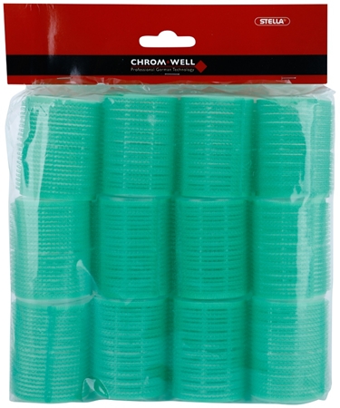 Chromwell Accessories Green самозахващащи се ролки за коса За коса