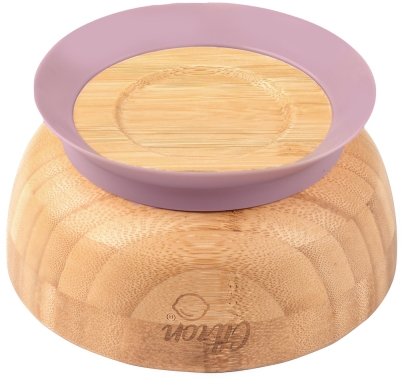 Citron Bamboo Bowl bol con ventosa