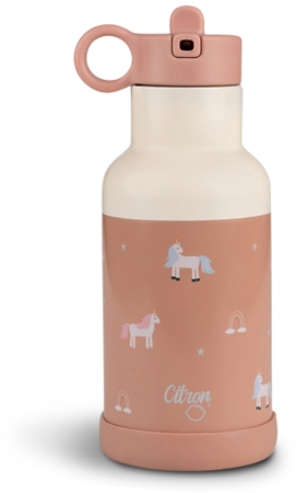 Citron Water Bottle 350 ml (Stainless Steel) vattenflaska i rostfritt stål
