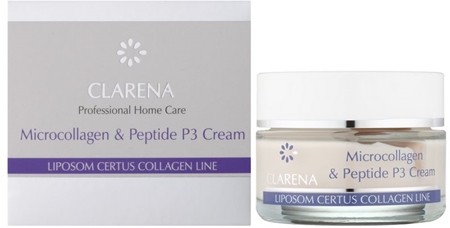 Brand
 Clarena Liposom Certus Collagen Line Cremă lipozomială pentru fermitate impotriva primelor semne de imbatranire ale pielii