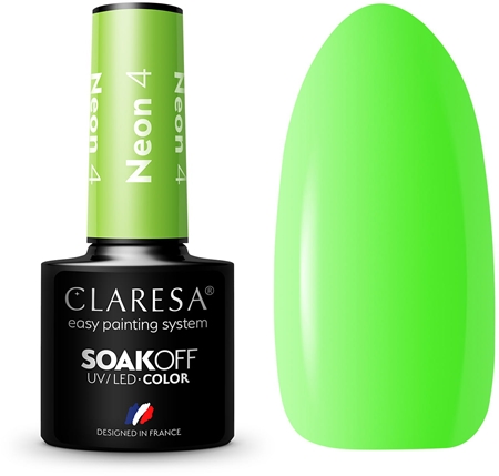 Claresa SoakOff UV/LED Color Neon géles körömlakk