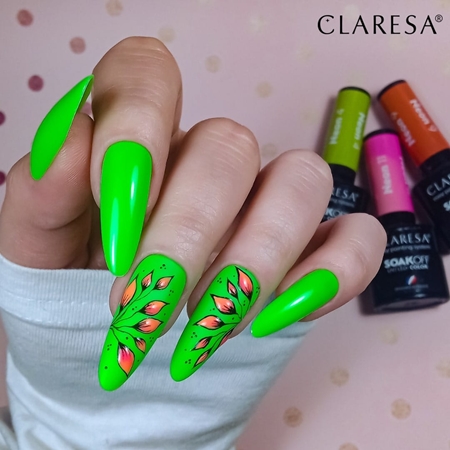 Claresa SoakOff UV/LED Color Neon géles körömlakk