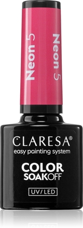 Claresa SoakOff UV/LED Color Neon géles körömlakk