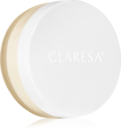 Claresa Super Pow(d)er Banana matující sypký pudr pro sjednocení barevného tónu pleti