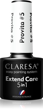 Claresa Extend Care 5 in 1 Provita podkladový lak pre gélové nechty s regeneračným účinkom