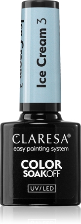 Claresa SoakOff UV/LED Color Ice Cream verniz de gel para unhas