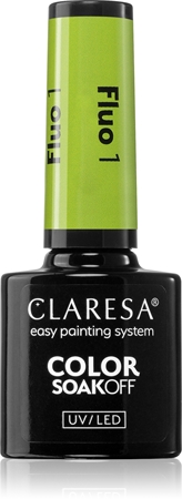 Claresa SoakOff UV/LED Color Fluo Gel-Nagellack