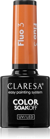 Claresa SoakOff UV/LED Color Fluo vernis à ongles gel