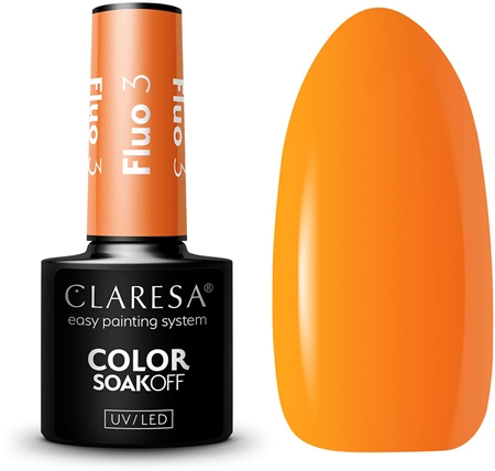 Claresa SoakOff UV/LED Color Fluo vernis à ongles gel