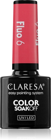 Claresa SoakOff UV/LED Color Fluo Gel Nail Polish