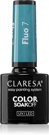 Claresa SoakOff UV/LED Color Fluo vernis à ongles gel