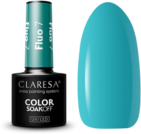 Claresa SoakOff UV/LED Color Fluo vernis à ongles gel
