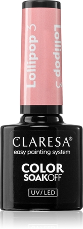 Claresa SoakOff UV/LED Color Lollipop Gel Nail Polish
