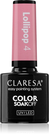 Claresa SoakOff UV/LED Color Lollipop verniz de gel para unhas