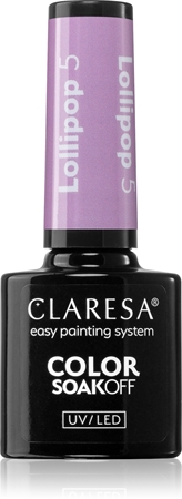 Claresa SoakOff UV/LED Color Lollipop gélový lak na nechty