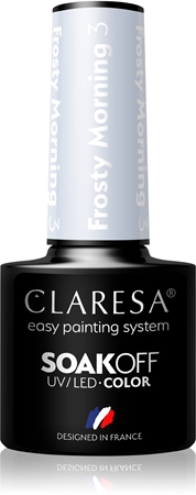 Claresa SoakOff UV/LED Color Frosty Morning Geelküünelakk