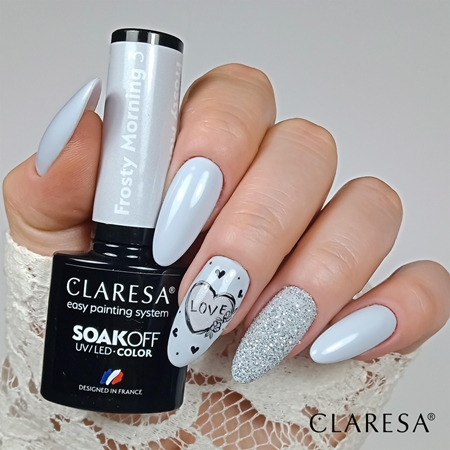 Claresa SoakOff UV/LED Color Frosty Morning Geelküünelakk
