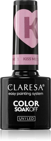 Claresa SoakOff UV/LED Color Kiss Me gelový lak na nehty