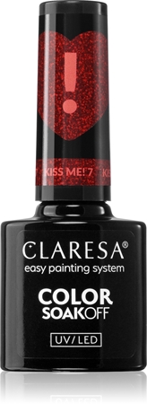 Claresa SoakOff UV/LED Color Kiss Me Geelküünelakk
