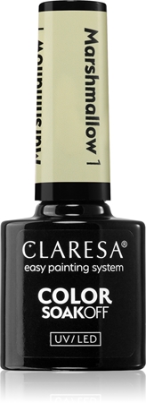 Claresa SoakOff UV/LED Color Marshmallow verniz de gel para unhas