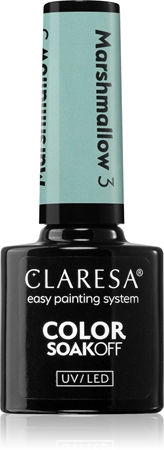 Claresa SoakOff UV/LED Color Marshmallow Geelküünelakk