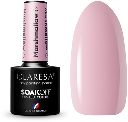 Claresa SoakOff UV/LED Color Marshmallow Gel-Nagellack