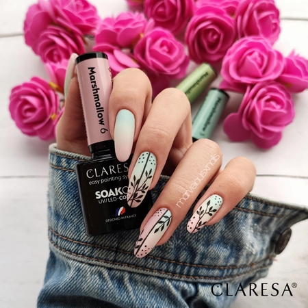 Claresa SoakOff UV/LED Color Marshmallow Gel-Nagellack