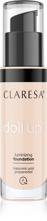 Claresa Doll Up! aufhellendes Make up für einen natürlichen Look