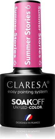 Claresa SoakOff UV/LED Color Summer Stories gel lak za nohte