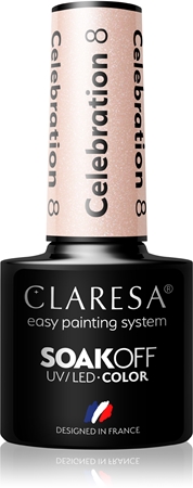 Claresa SoakOff UV/LED Color Celebration gel lak za nohte