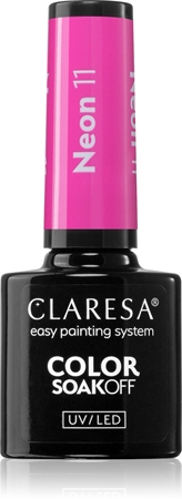 Claresa SoakOff UV/LED Color Neon lac de unghii sub forma de gel