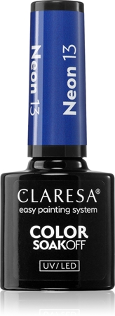 Claresa SoakOff UV/LED Color Neon Geelküünelakk