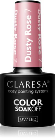 Claresa SoakOff UV/LED Color Dusty Rose Gel-Nagellack