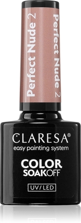 Claresa SoakOff UV/LED Color Perfect Nude τζελ βερνίκι νυχιών