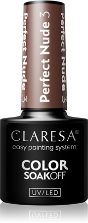 Claresa SoakOff UV/LED Color Perfect Nude gelový lak na nehty