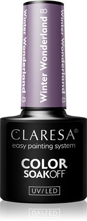 Claresa SoakOff UV/LED Color Winter Wonderland gelový lak na nehty