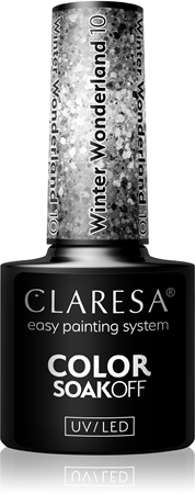 Claresa SoakOff UV/LED Color Winter Wonderland gelový lak na nehty