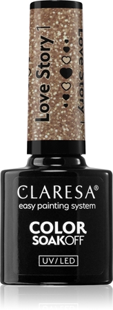 Claresa SoakOff UV/LED Color Love Story Geelküünelakk