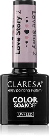 Claresa SoakOff UV/LED Color Love Story Geelküünelakk