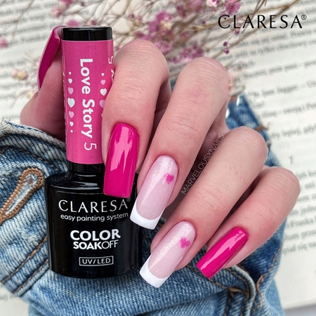 Claresa SoakOff UV/LED Color Love Story Geelküünelakk