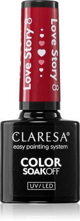 Claresa SoakOff UV/LED Color Love Story Geelküünelakk