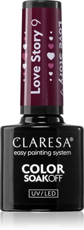 Claresa SoakOff UV/LED Color Love Story Geelküünelakk