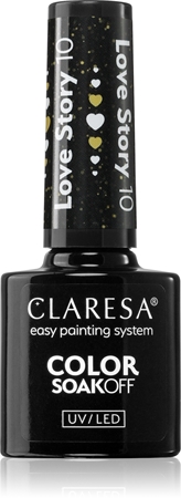 Claresa SoakOff UV/LED Color Love Story gelinis nagų lakas