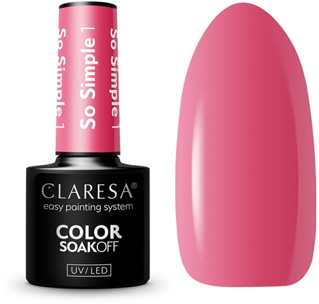 Claresa SoakOff UV/LED Color So Simple gelový lak na nehty