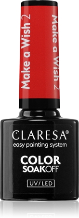 Claresa SoakOff UV/LED Color Make a Wish Geelküünelakk