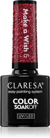 Claresa SoakOff UV/LED Color Make a Wish Geelküünelakk
