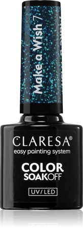 Claresa SoakOff UV/LED Color Make a Wish Geelküünelakk