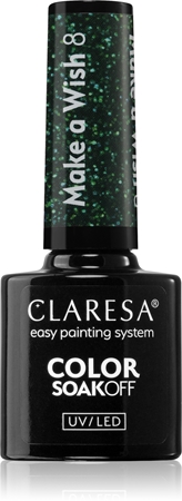 Claresa SoakOff UV/LED Color Make a Wish Geelküünelakk