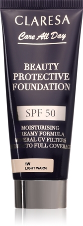 Claresa Care All Day Beauty Protective Foundation fond de teint protecteur SPF 50